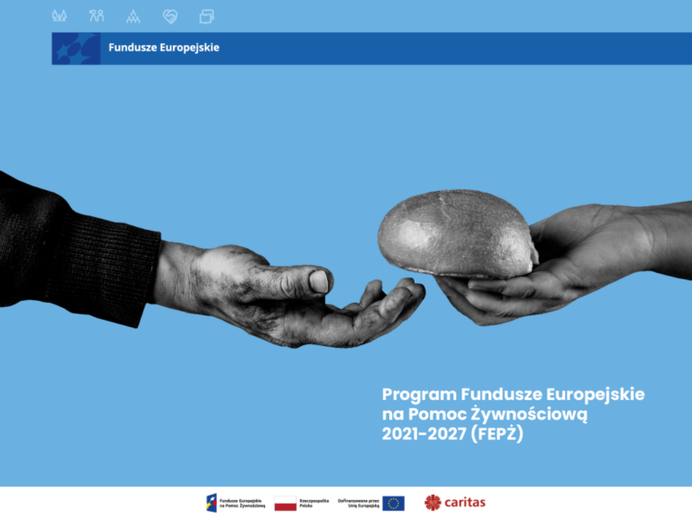 Plakat - Fundusze Europejskie na Pomoc Żywnościową